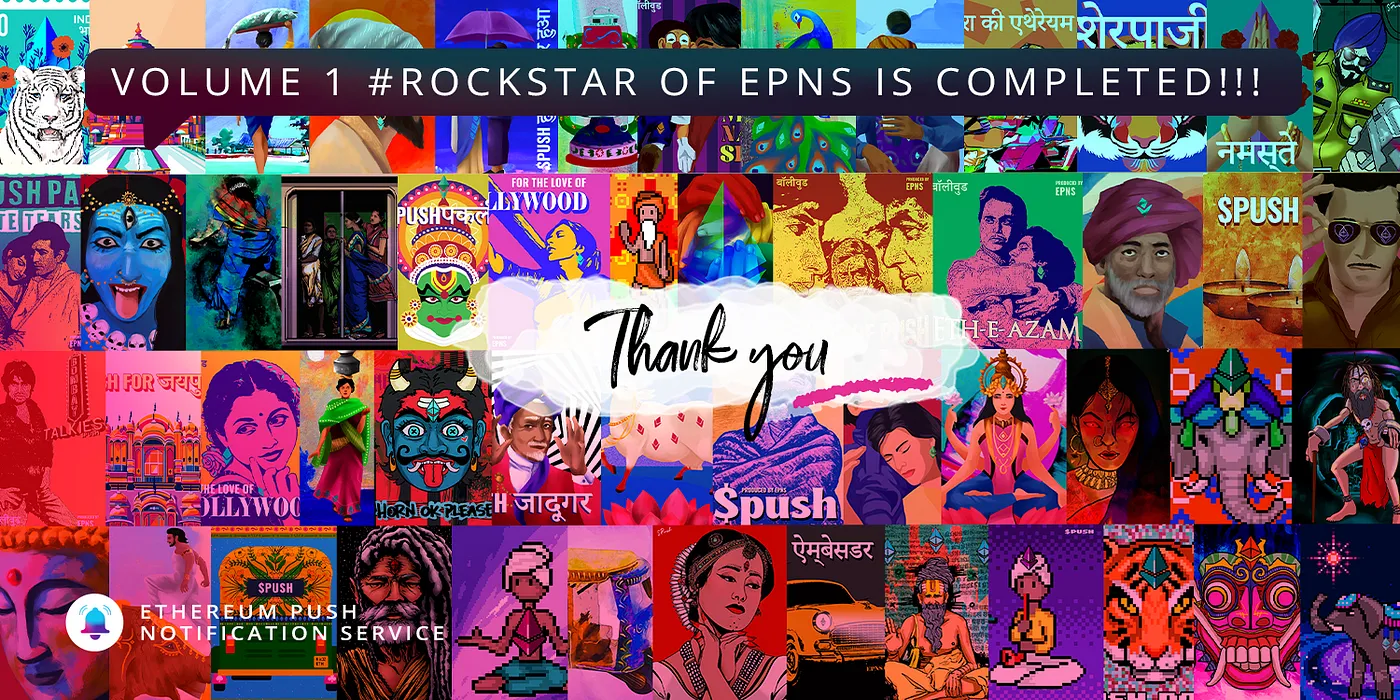 Cover image of Wrapping Up Rockstars of EPNS NFT Drops