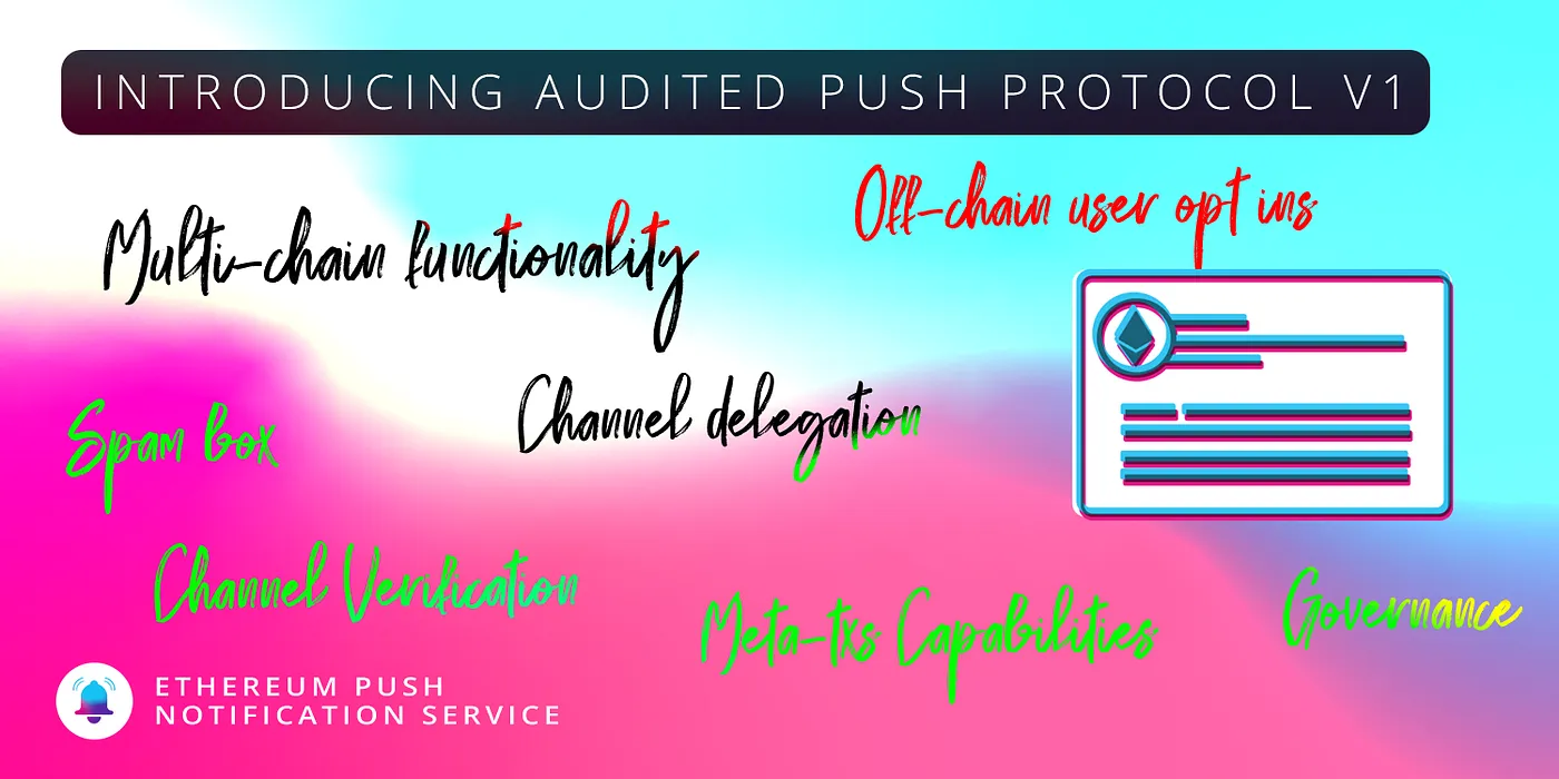 Cover Image of Roadmap Q3: Audited EPNS Push Protocol V1 is here!