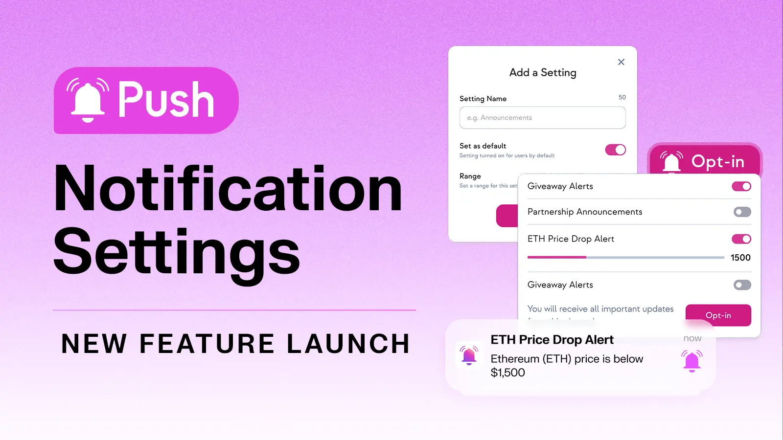 Cover Image of Introducing Notification Settings: Customize Your Web3 Notifications🔔⚙️