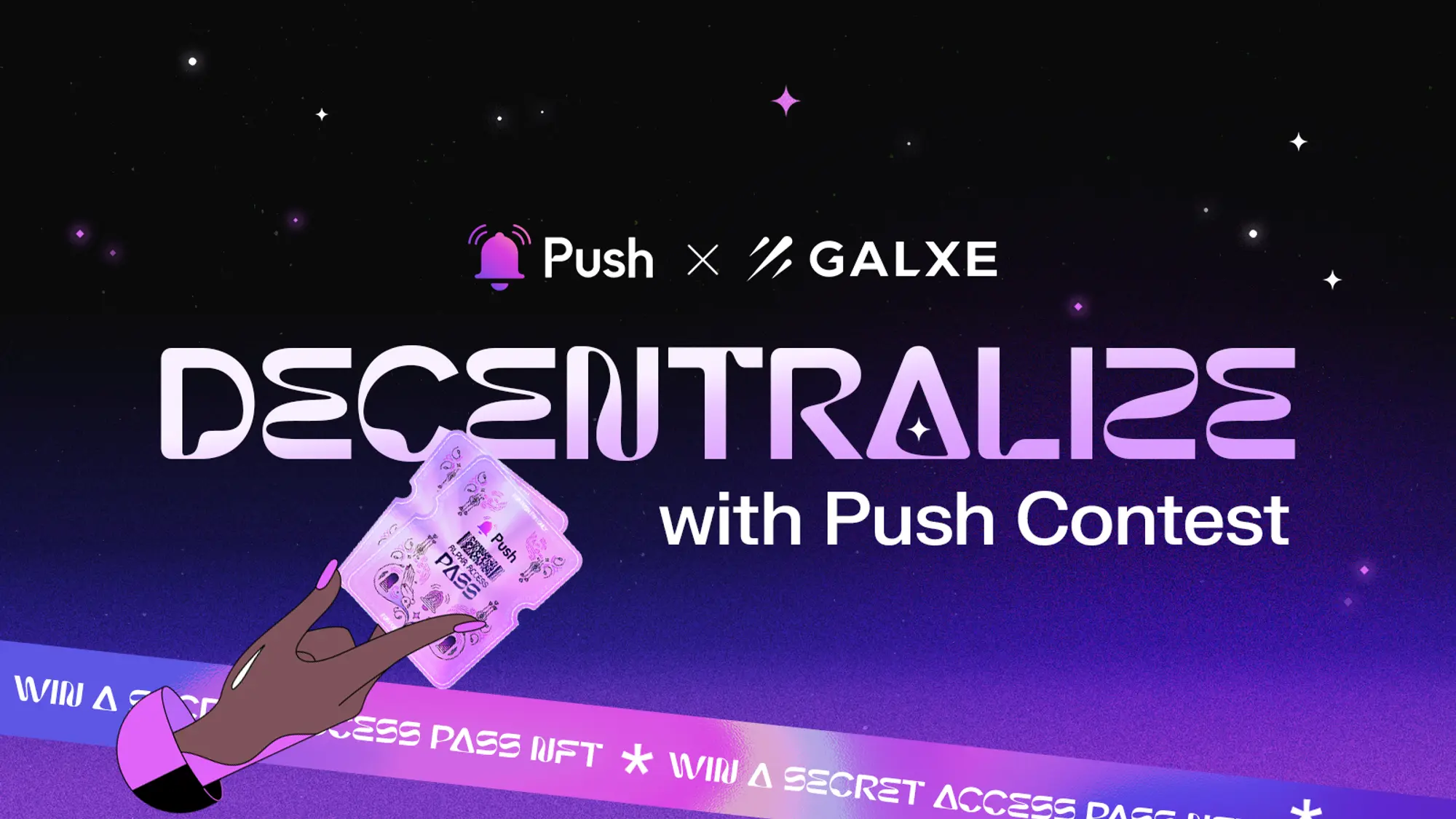 Cover Image of Announcing Decentralize with PUSH Contest