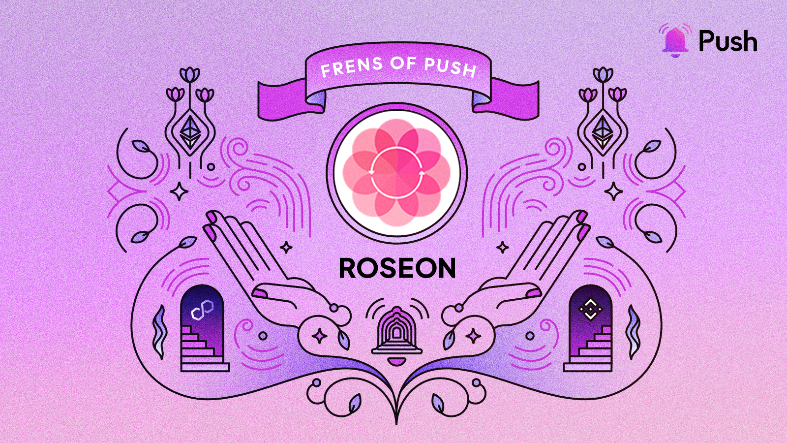 Cover Image of Roseon - Leading AI-Powered Exchange Joins Frens Of Push  