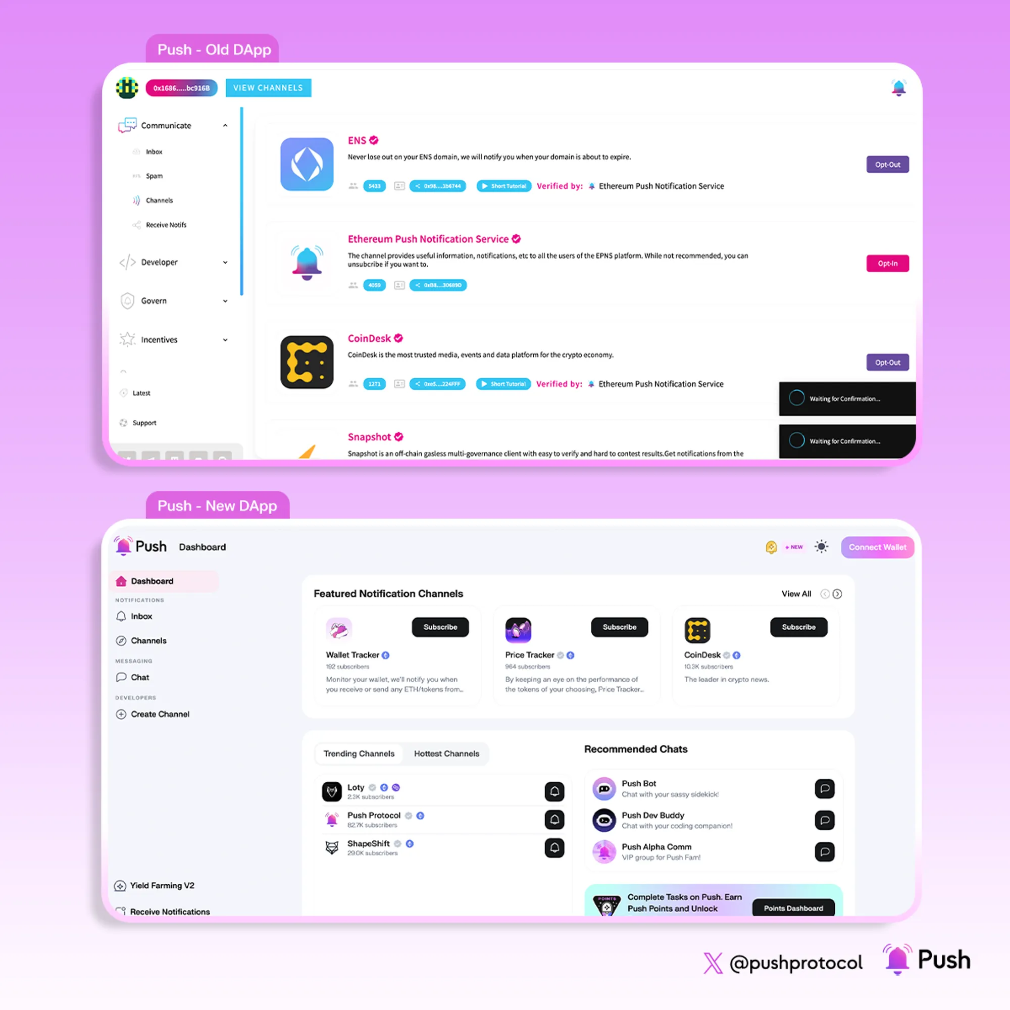 Push DApp